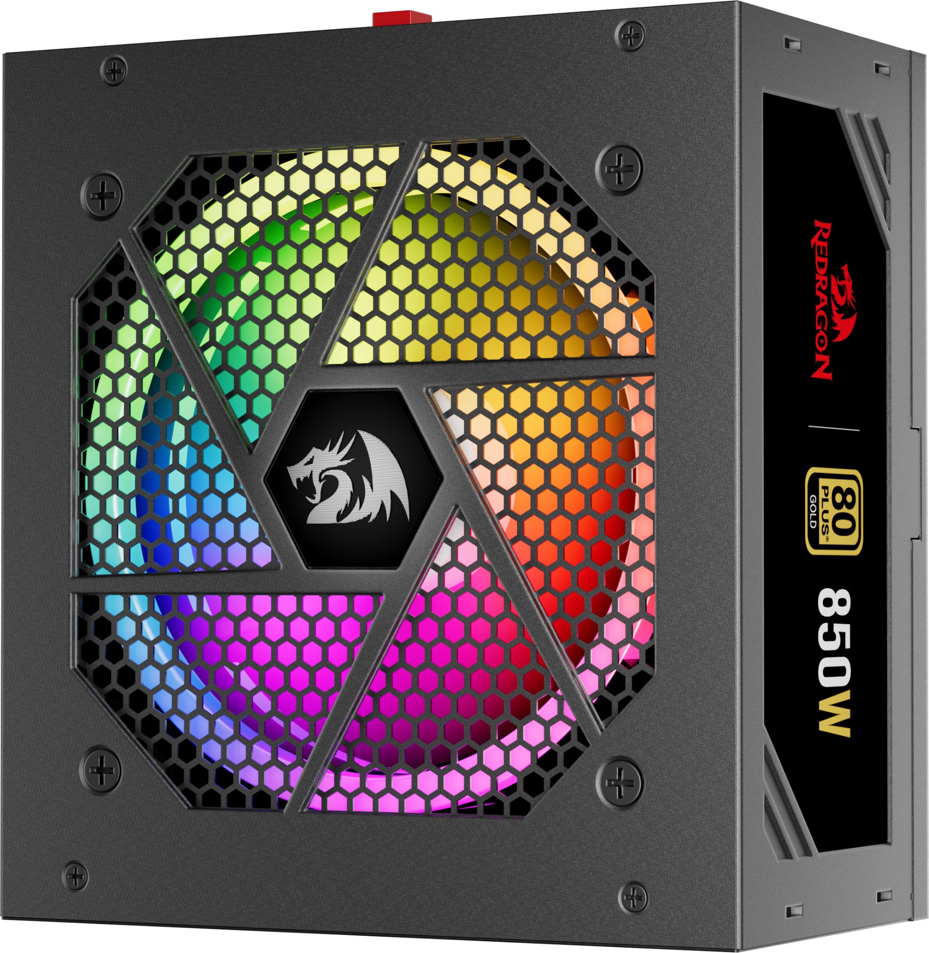 Furnizues energjie Redragon RGPS 850W, 80 Plus Gold, full modular, RGB, i zi