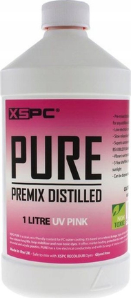 Lëng ftohës PC XSPC PURE Premix, UV Pink, i gatshëm për përdorim