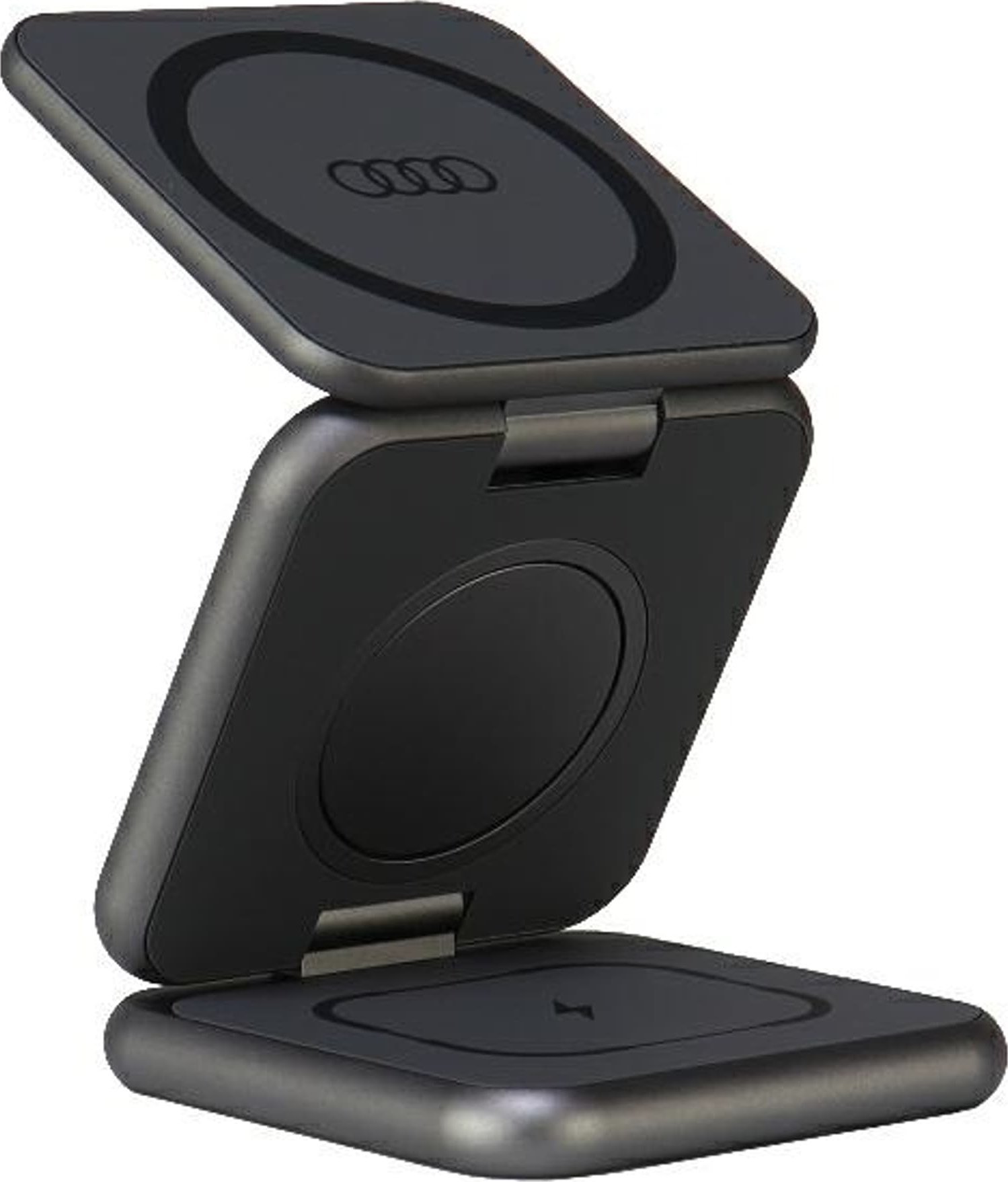 Karikues palosës magnetik 3 në 1 Audi, wireless, gri
