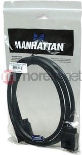 Kабел VGA Manhattan, D Sub 15 пин, 1.8m, црн