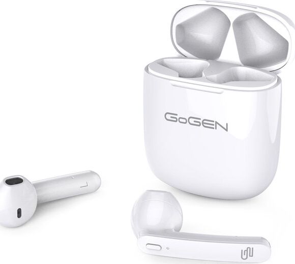 Kufje pa tela GoGEN TWS Bar, True Wireless, IPX4, të bardha