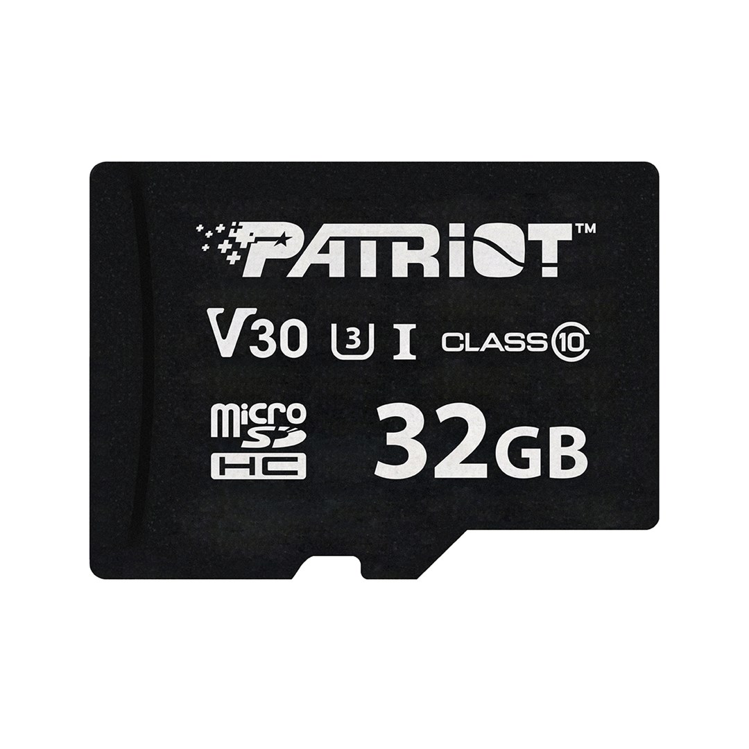Kartë memorie Patriot VX Series MicroSDXC, 32 GB, Class 10, UHS-I U3, V30, e zezë