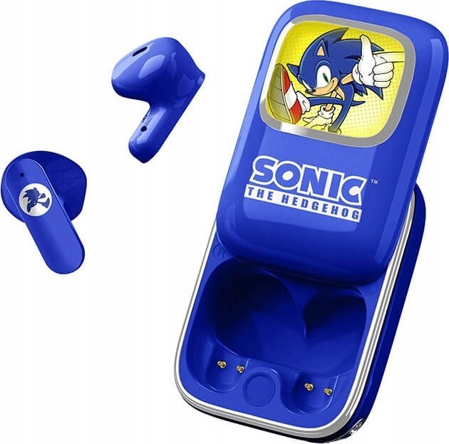 Kufje wireless Sonic the Hedgehog True Wireless Sound, Bluetooth, 24 orë bateri, blu