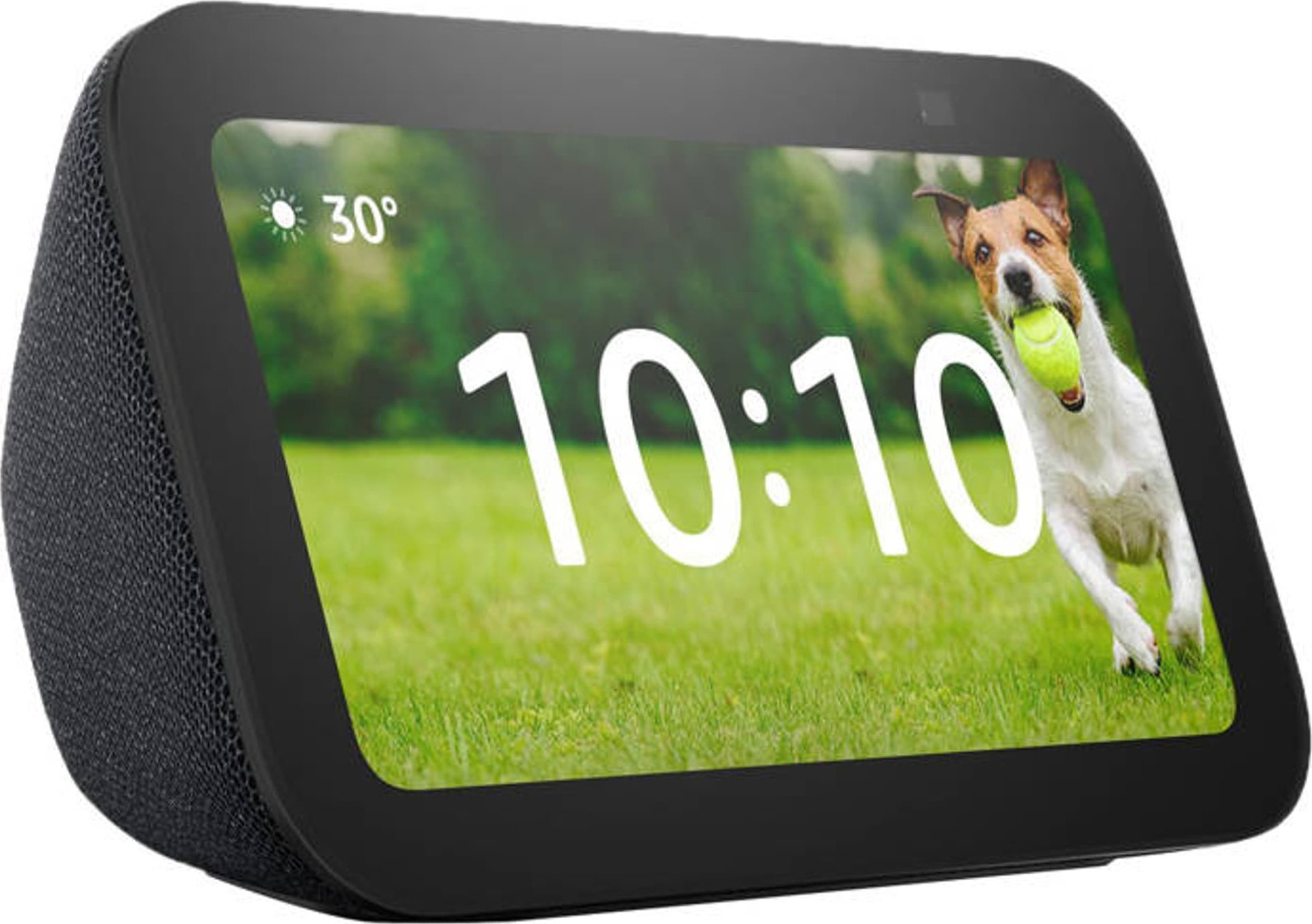 Smart display Amazon Echo Show 5 3rd Gen, 5.5", altoparlant me bas të thellë, ngjyrë charcoal