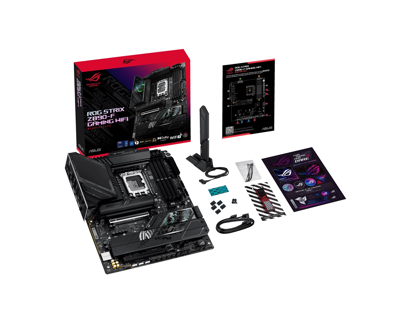 Pllakë amë ASUS ROG STRIX Z890-F GAMING WIFI Intel Z890 LGA 1851 (Socket V1) ATX