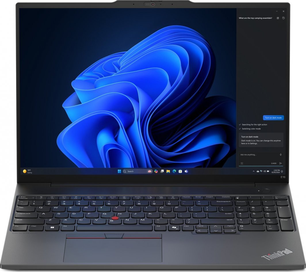 Laptop Lenovo ThinkPad E16 Gen 2, 16", Intel Core U7, 16GB RAM, 512GB SSD