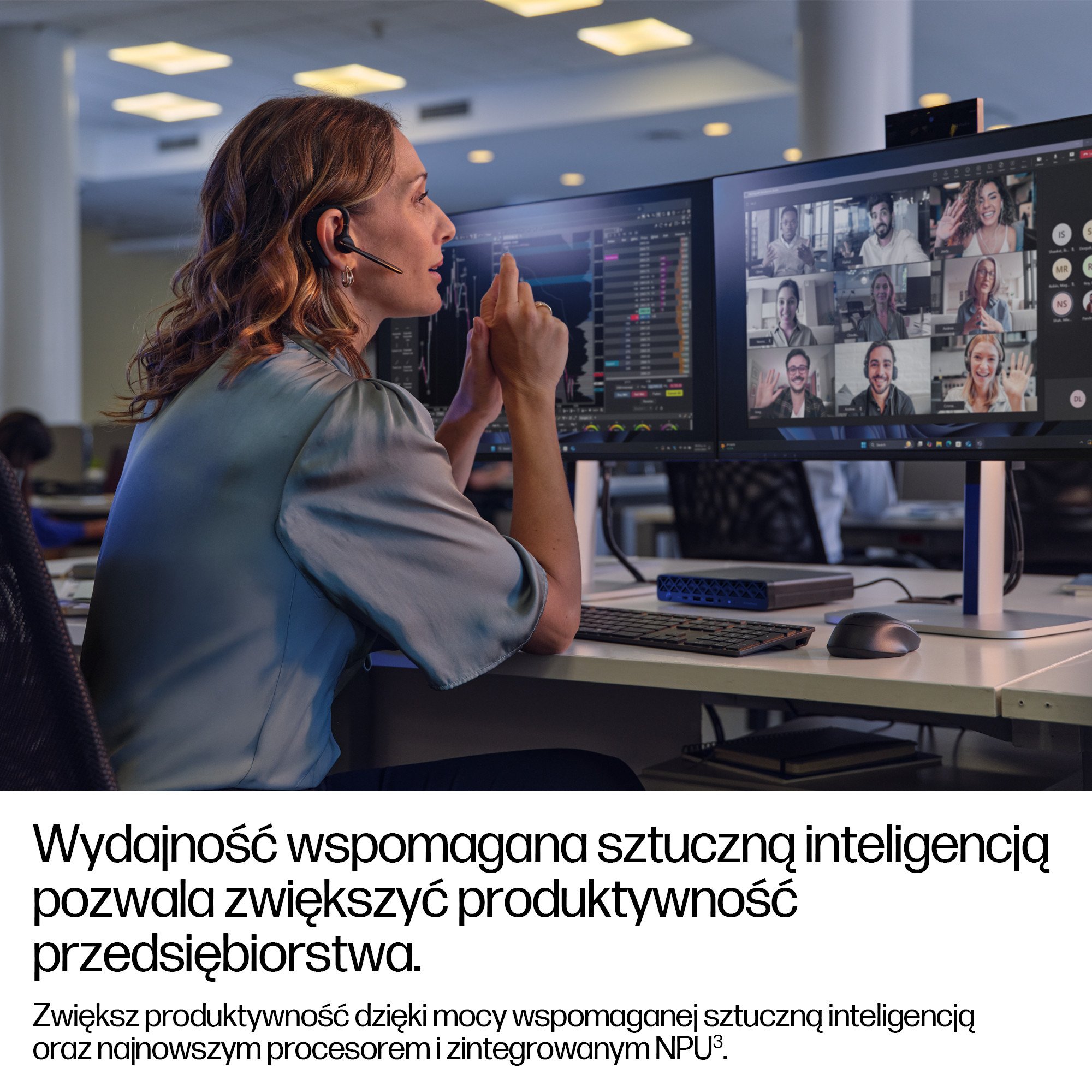 Мини компјутер HP EliteDesk 8 Mini G1i AI, Intel Core Ultra 7 265T, 16GB RAM, 1TB SSD, црн