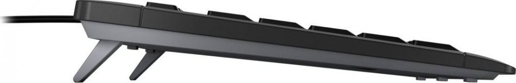 Tastierë Cherry Stream, me kabllo, UK, e zezë