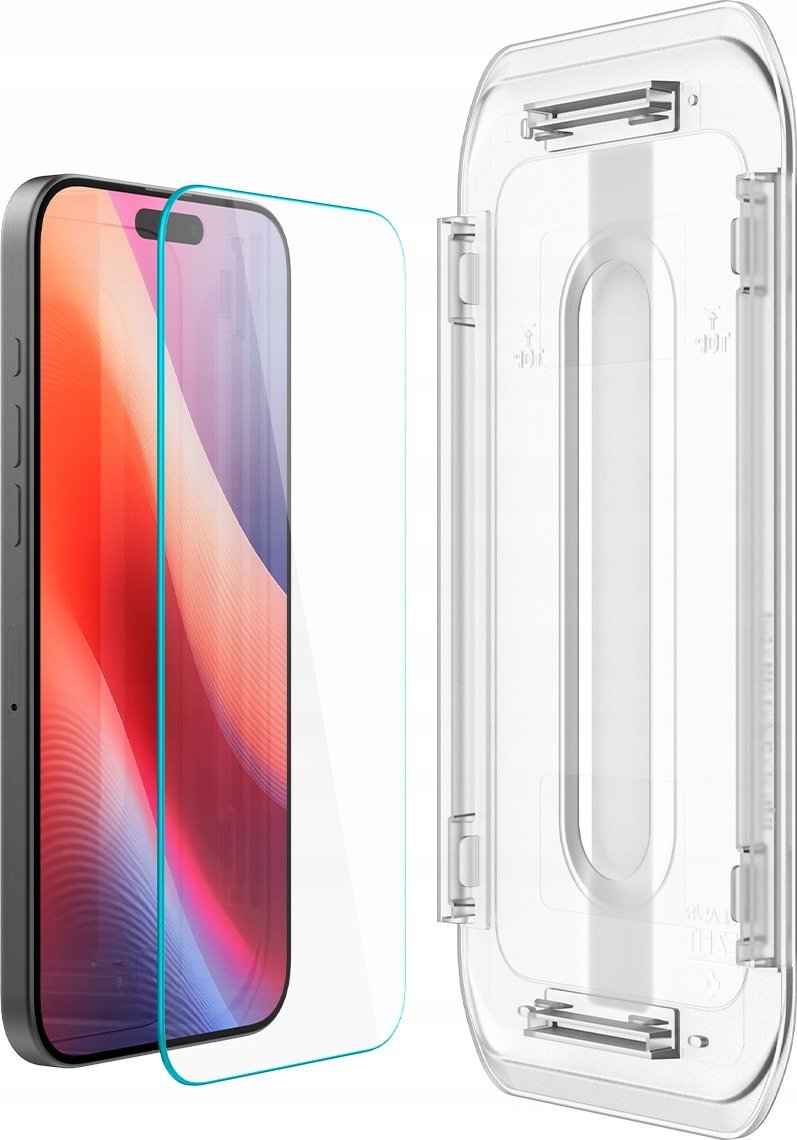 Xham mbrojtës Spigen Glas.tR EZ Fit HD, për iPhone 16 Pro, 9H, transparent