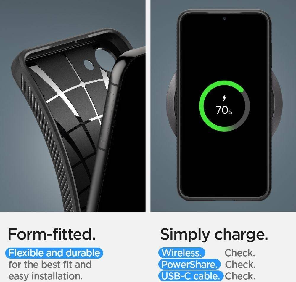 Spigen заштитник за екран со течен воздух за Samsung Galaxy S23, црно