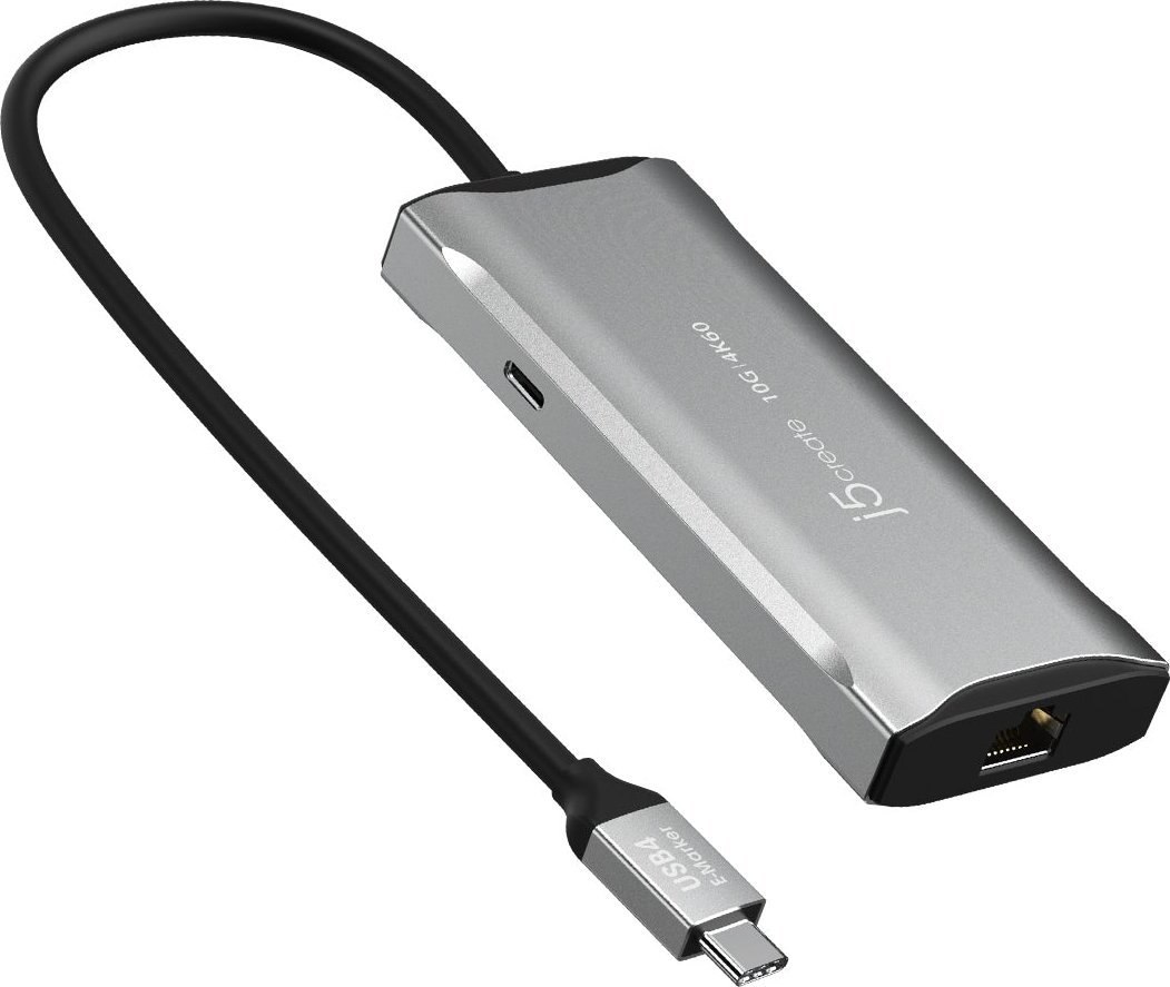 Dock USB C J5create JCD392, 4K 60Hz, 10Gbps, Space Grey