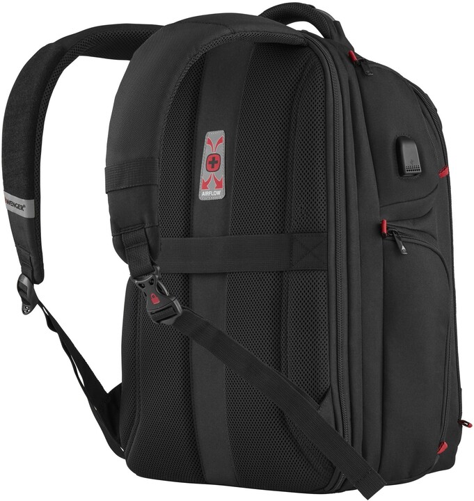 Çantë shpine WENGER PlayerOne për laptop 17.3", e zezë