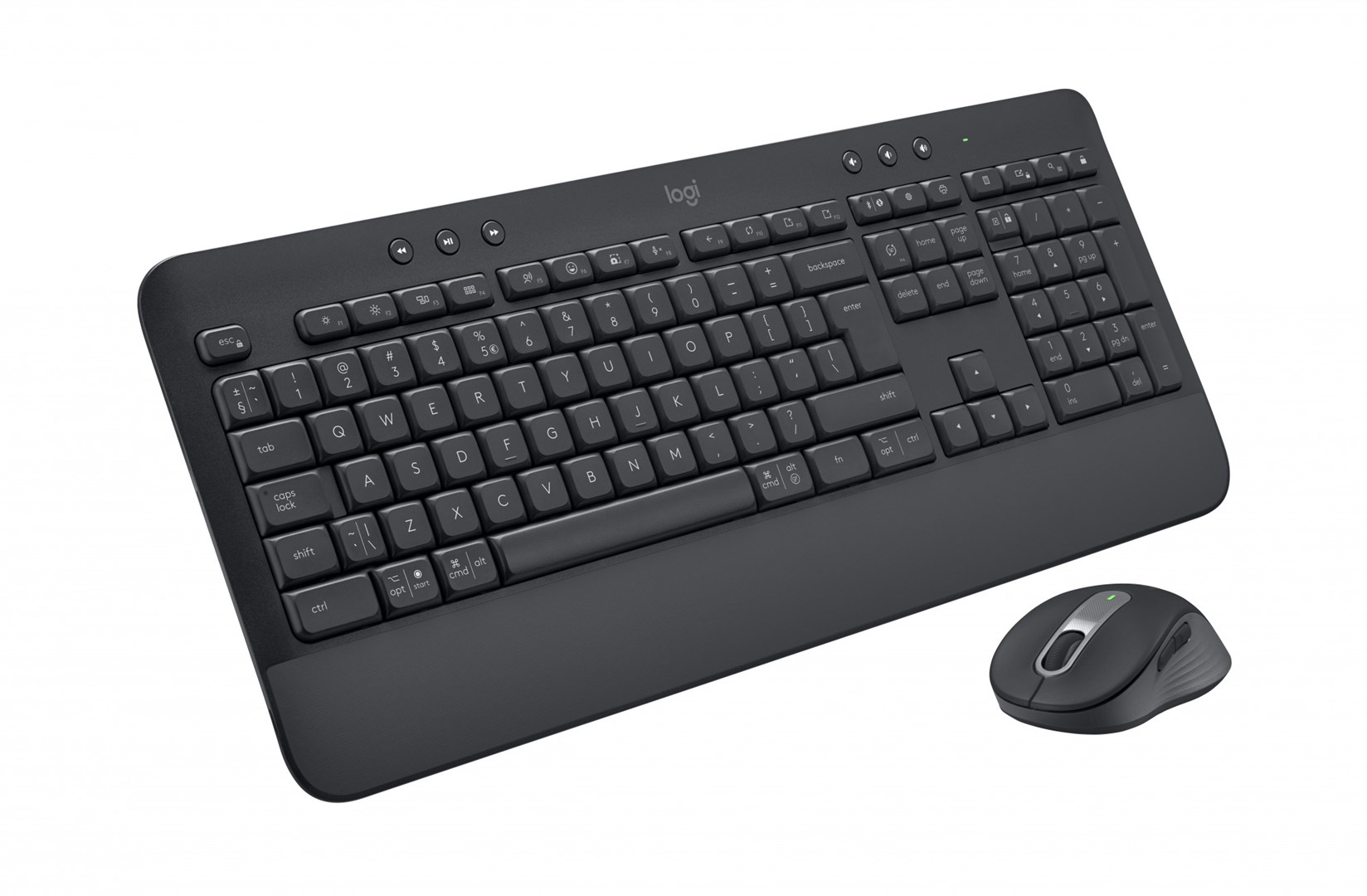 Set tastierë dhe maus MK650, Wireless, e hirtë