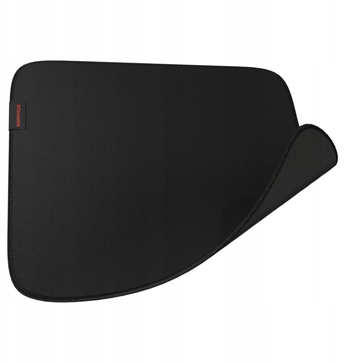 Mousepad gaming Rampage Pulsar Pro S, 290x240x3mm, tekstil i qepur, i zi