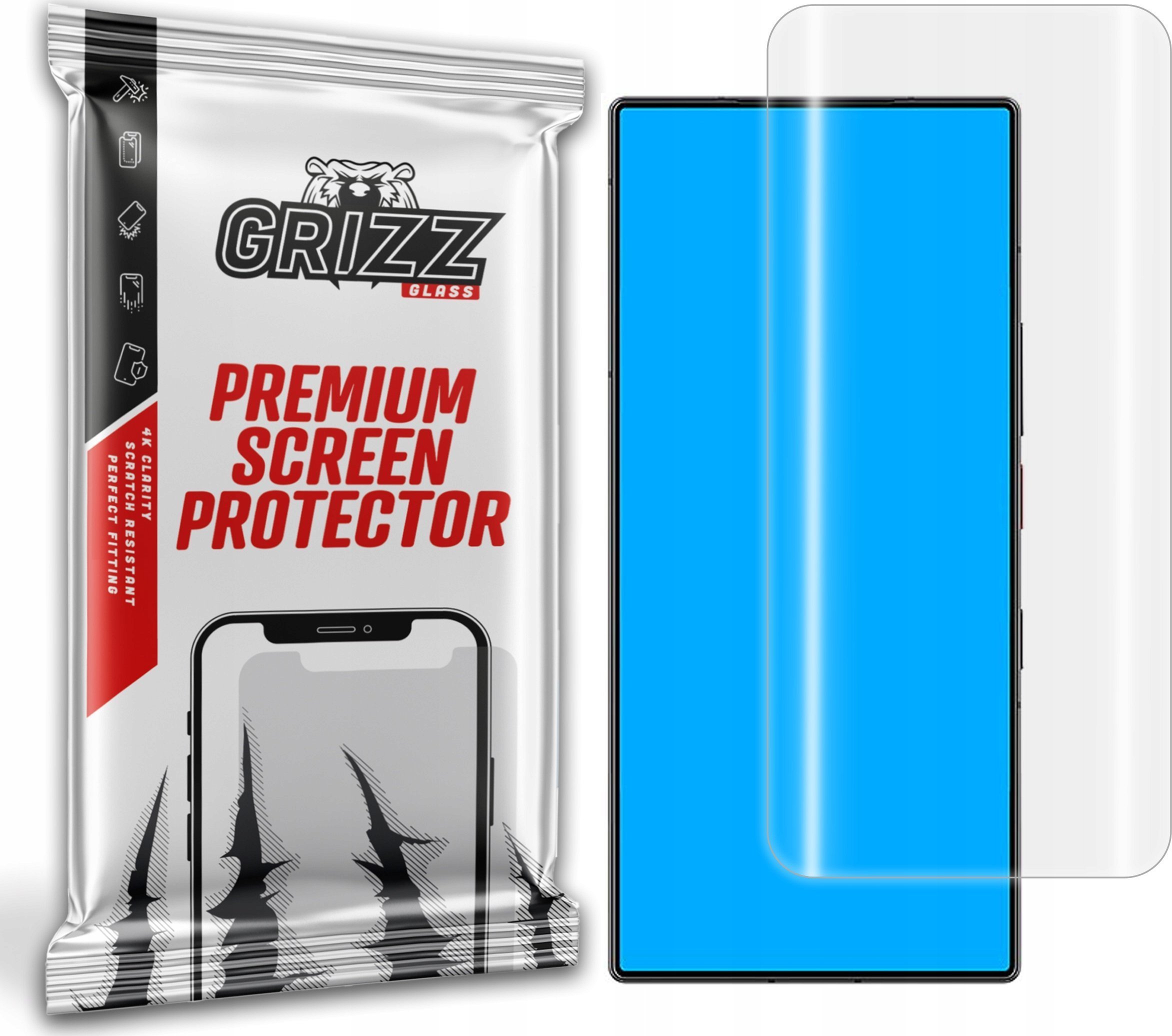 Mbrojtëse ekrani GrizzGlass Hydrofilm, për Nubia Z60 Ultra, transparente