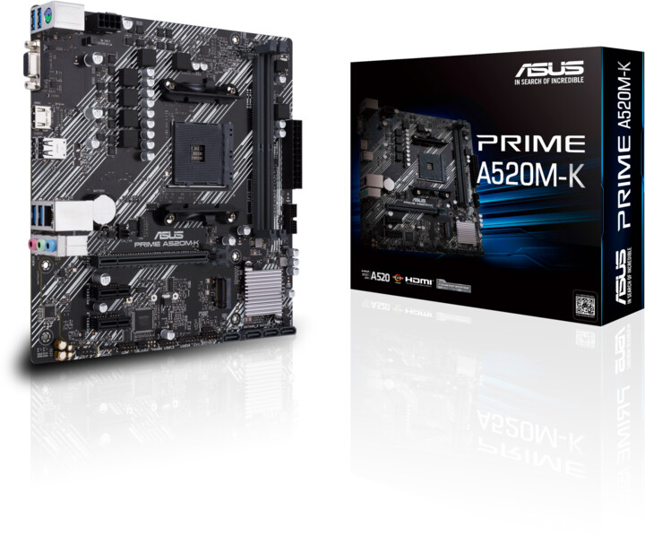 Pllakë amë ASUS PRIME A520M-K - AMD A520