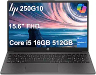 Laptop HP 250 G10, 15.6", Intel Core i5-1334U, 8GB RAM, 512GB SSD, Intel Iris Xe Graphics, i zi