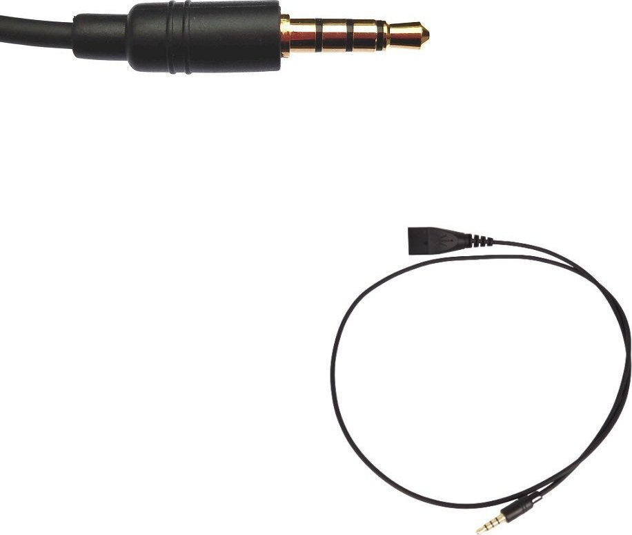 Kabllo audio GEQUDIO WA9406, 3.5mm jack, e zezë