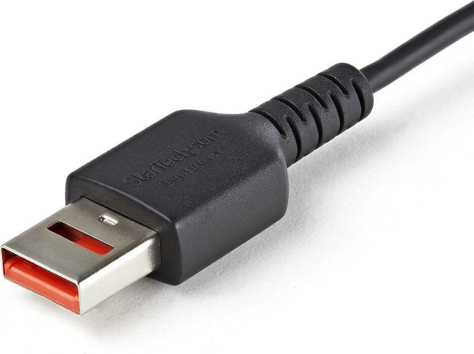 Kabllo karikimi Startech USB A në USB C, vetëm për karikim, 1m, e zezë