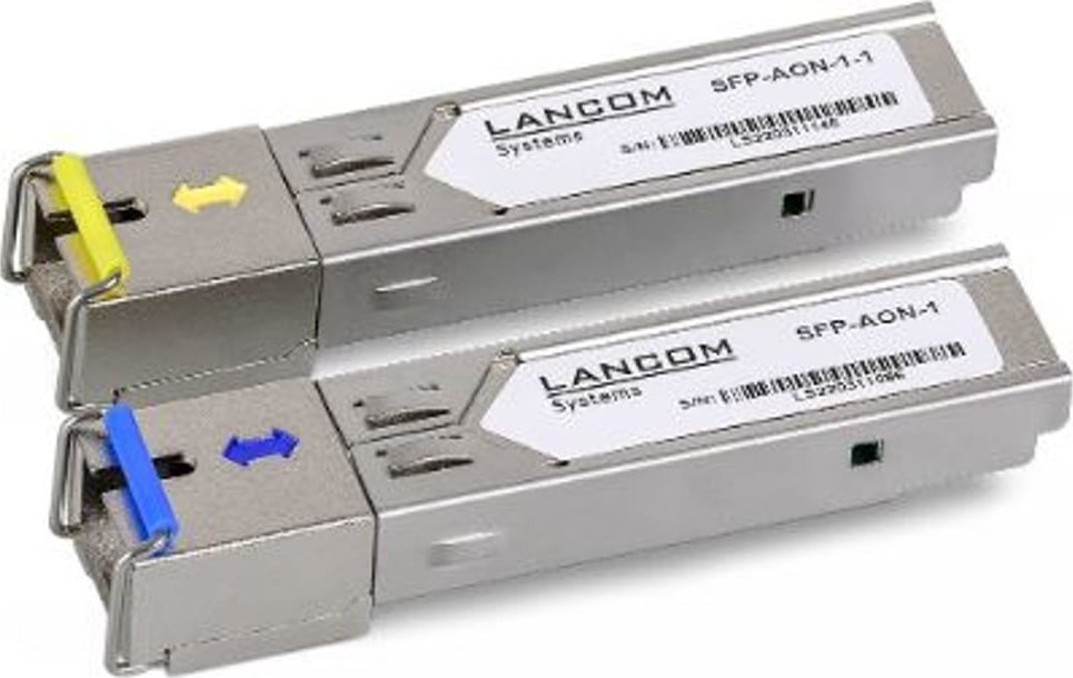 Modul SFP LANCOM Systems SFP BiDi1550 SC1, 1 Gbit/s, fibër optike, argjendtë
