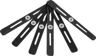 Rripa organizues kabllosh EK Water Blocks Velcro, set 6 copë, të zinj