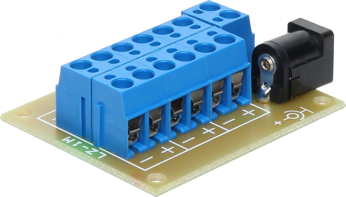 Modul shpërndarës energjie LZ-1ML, për panele industriale, dizajn kompakt