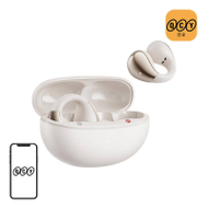 Kufje QCY Crossky C30 open ear, Bluetooth 5.4, 25 orë bateri, të bardha