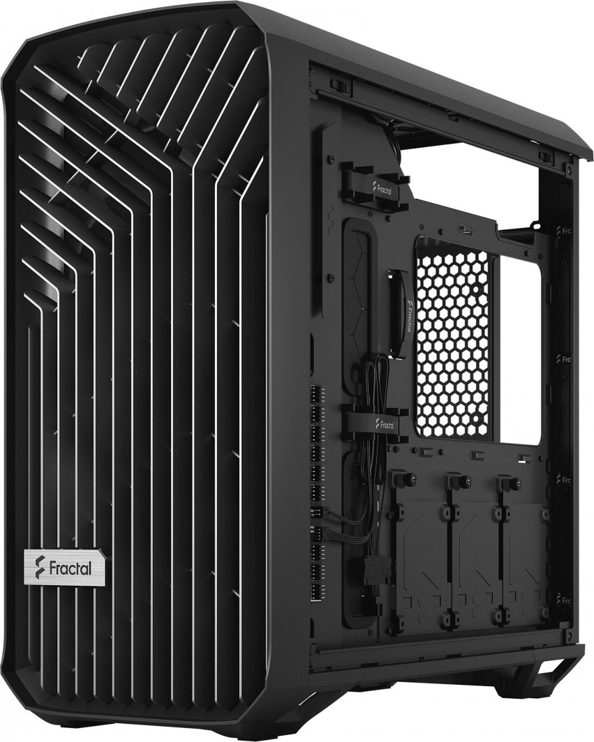 Kasë Fractal Design Torrent Compact, e zezë Solid, Midi Tower