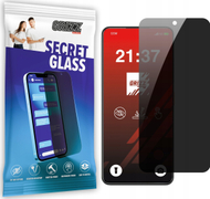 Mbrojtës ekrani Grizz SecretGlass për ZTE Blade A75 5G, xham privatësie, transparencë e zezë