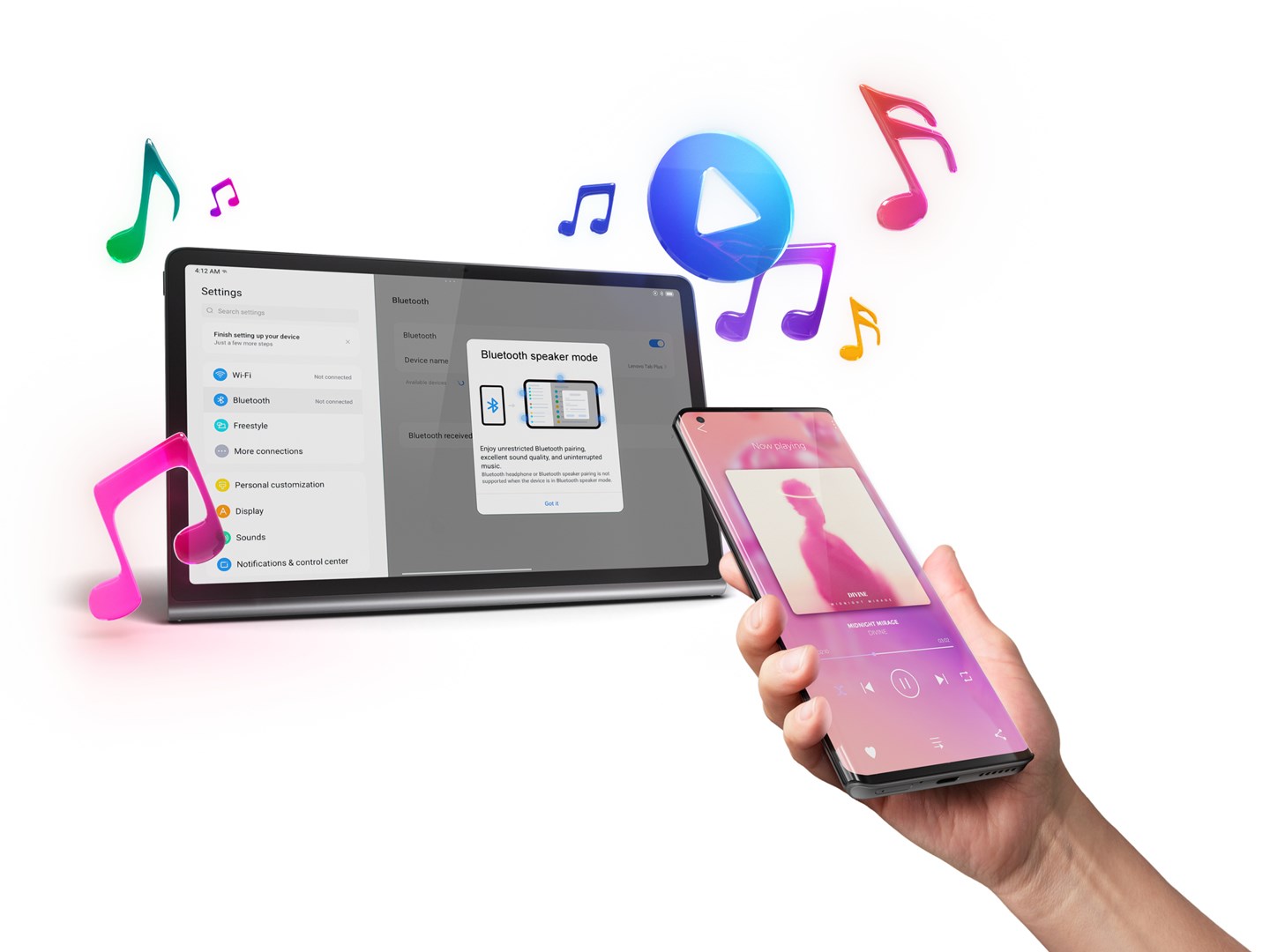 Tablet Lenovo Tab Plus, 11.5", 128 GB, i hirtë