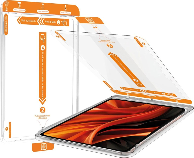 Mbrotës ekrani Mobile Origin për iPad Air 10.9" 2022 5th Gen, xham i fortifikuar, transparent