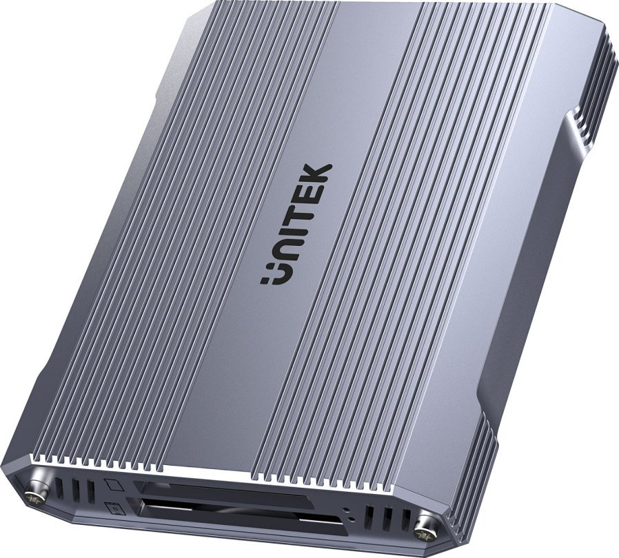 Lexues kartelash Unitek CFexpress SD microSD, USB A 10 Gbps, HUB, gri