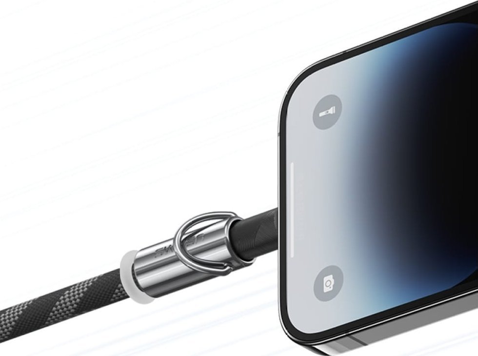 Kabllo litar telefoni Usams SJ746, USB C në Lightning, 1.2m 30W, vjollcë