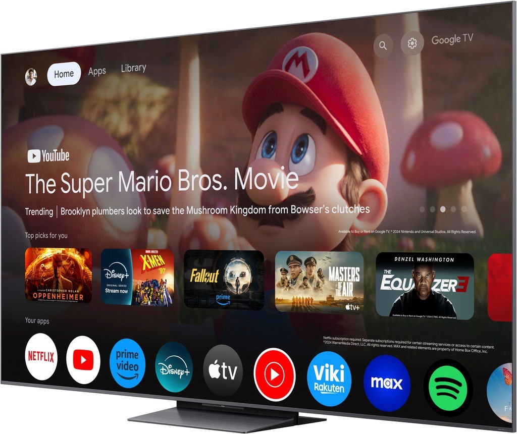 Televizor TCL 65Q8CX7, 65", 4K Ultra HD, 144Hz, Smart Google TV