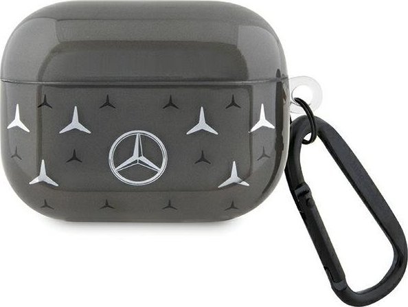 Mbulesë Mercedes MEAP8DPMGS për AirPods Pro, TPU, dizajn Large Star Pattern, e zezë