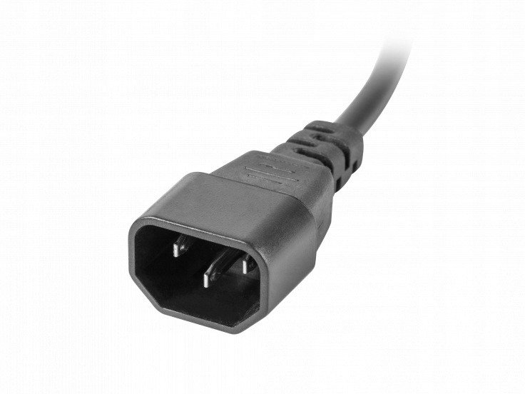 Listelë energjie Lanberg 6x Schuko, 19", 2m, hyrje C14, e zezë