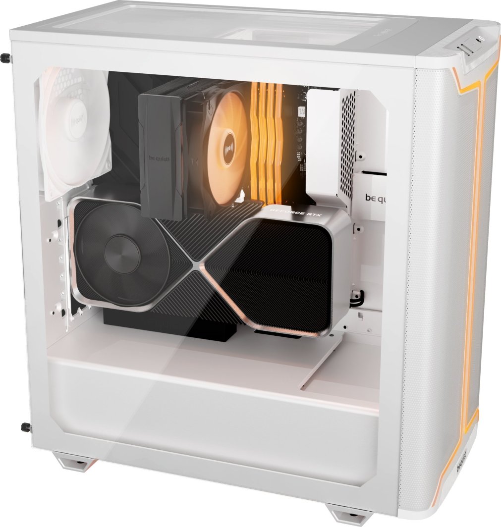 Kasa kompjuterike be quiet! Pure Base 501DX, Midi Tower, ARGB, e bardhë