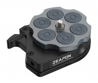 Adapter tripod Zeapon Quick Release Revolver, sistem montimi i shpejtë, metalik, i zi