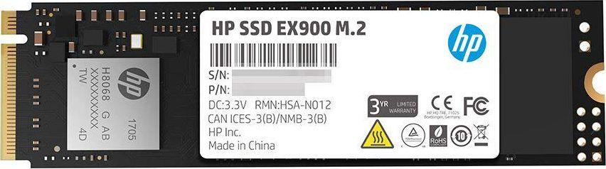 Disk SSD HP EX900, 1TB, M.2 2280 PCI-E x4 Gen3 NVMe