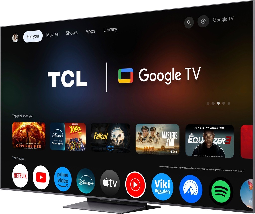 Televizor TCL 75Q8CX7, 75", 4K Ultra HD, Google TV, i zi