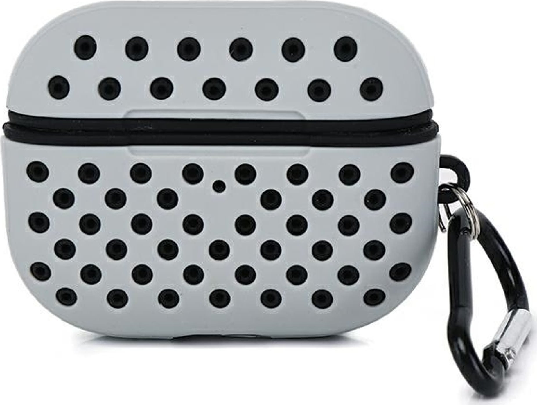 Mbulesë sportive Beline për AirPods Pro, TPU, me karabiner, bardh e zi