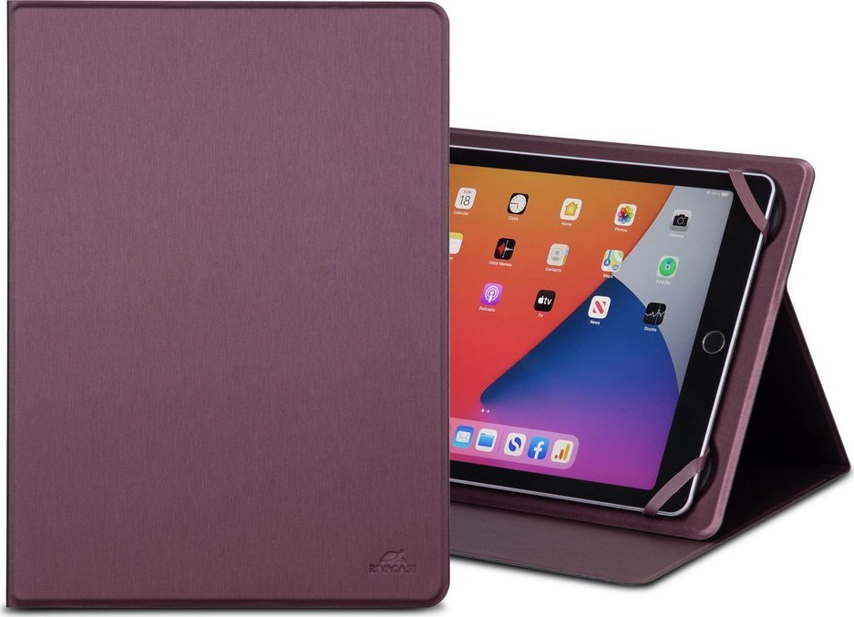 Mbulesë tabletë 3147 Burgundy, 10.1-11", lëkurë PU, e kuqe