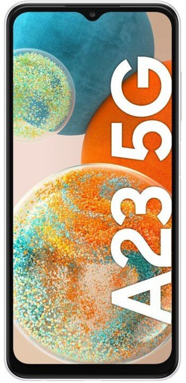 Celular Samsung Galaxy A23 5G, 6.6" FHD+, 4GB RAM, 128GB, i bardhë