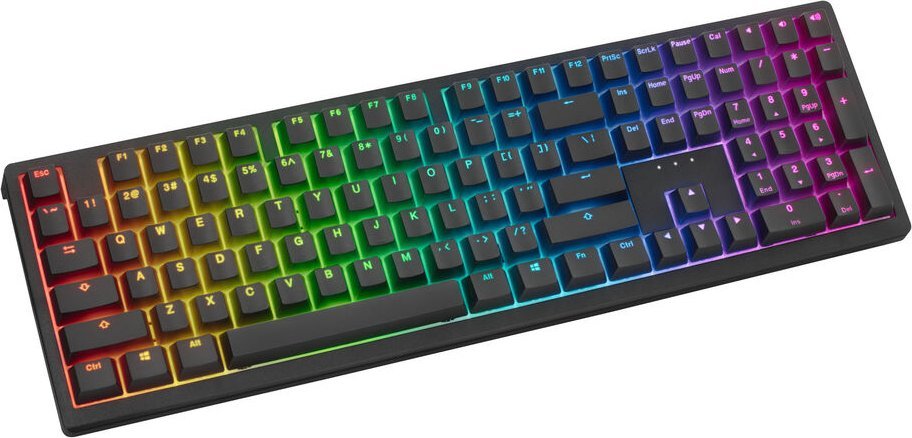 Гејминг тастатура Ducky Zero 6108, безжична, RGB, Cherry MX2A Red, црна