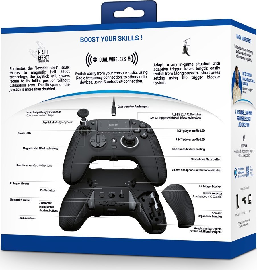 Kontroller Nacon Revolution 5 Pro, wireless, i zi