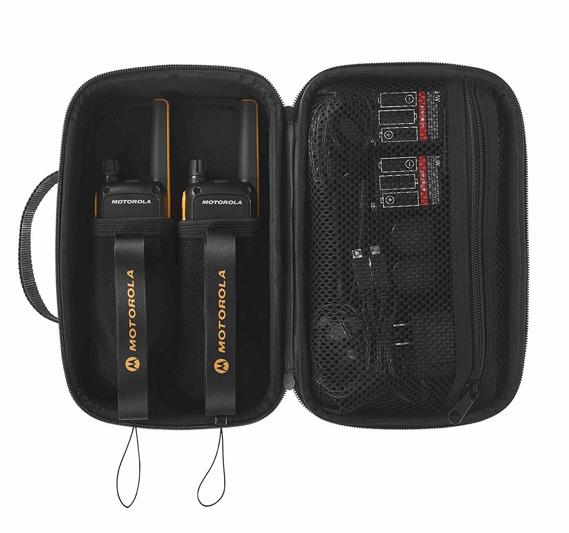 Walkie talkie Motorola TLKR T82 Extreme, rezistent ndaj ujit IPx4, rreze deri disa km, i verdhë