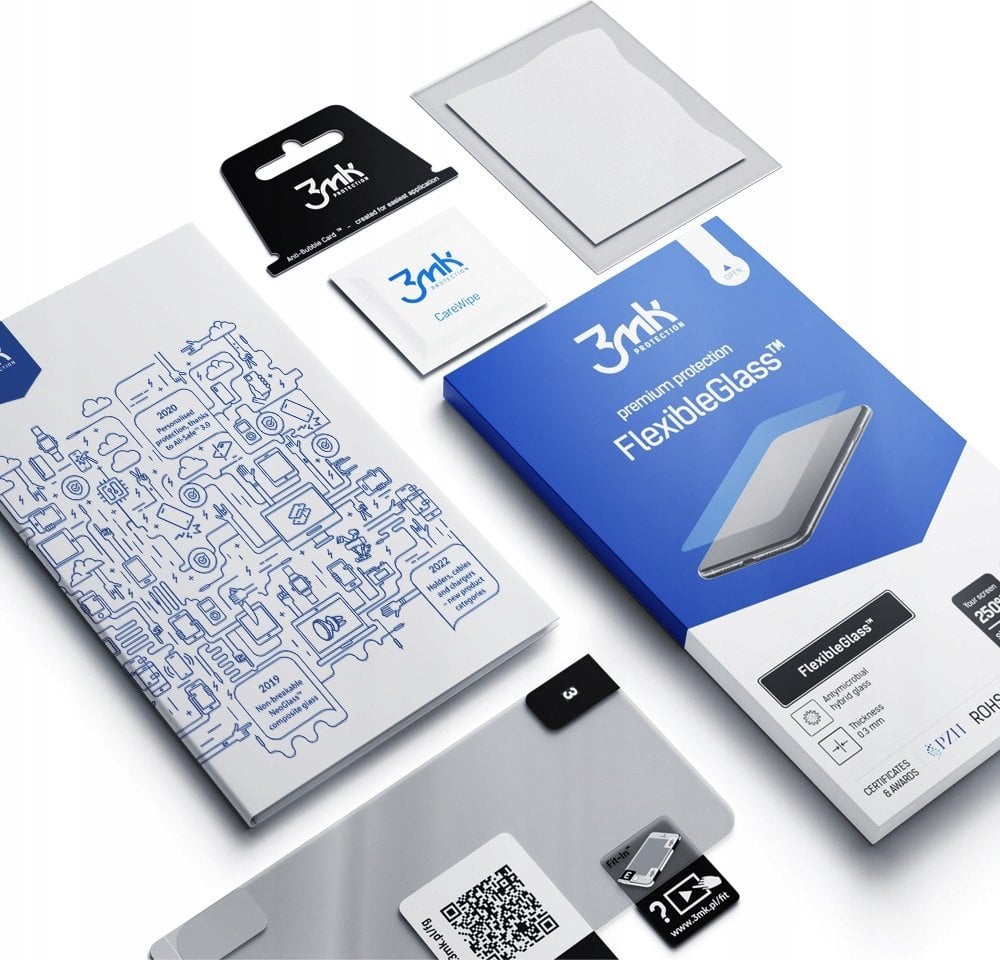 Mbrojtës ekrani 3MK FlexibleGlass Samsung Galaxy M15 5G, xham hibrid, transparen