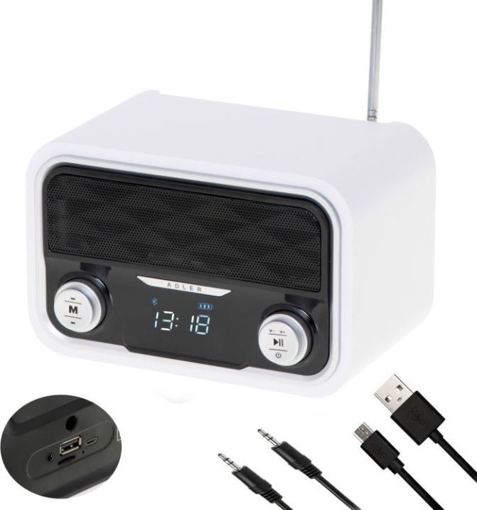 Radio Adler AD1185, Bluetooth, USB