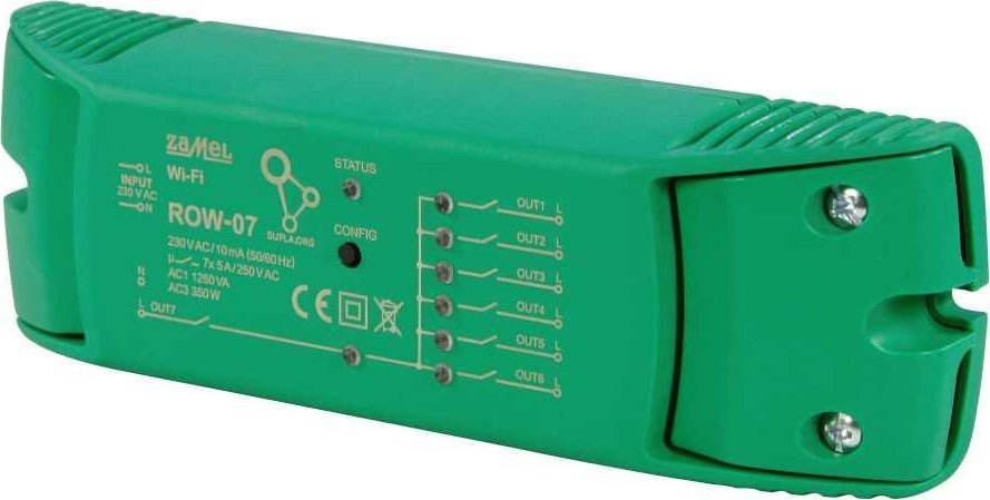 Marrës Wi Fi Zamel Supla ROW 07, 7 kanale, kontroll në distancë, gri