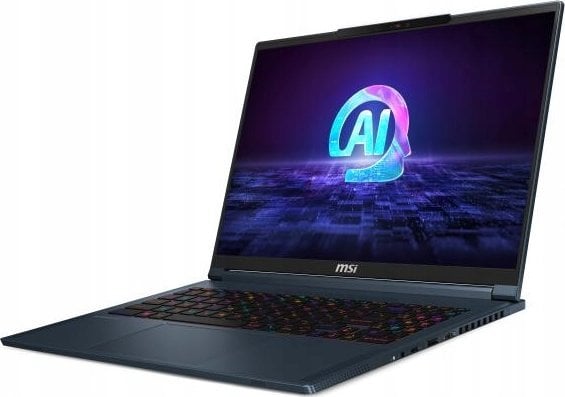 Laptop MSI Stealth 16 AI Studio A1VIG-009PL, 16", Core Ultra 9, 185H, 32GB, 2TB, RTX 4090,120 Hz, i kaltër